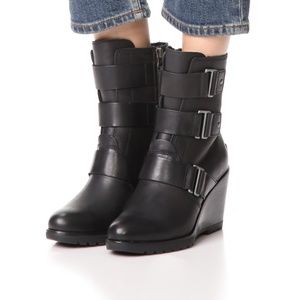 Sorel After hours leather waterproof wedge…
